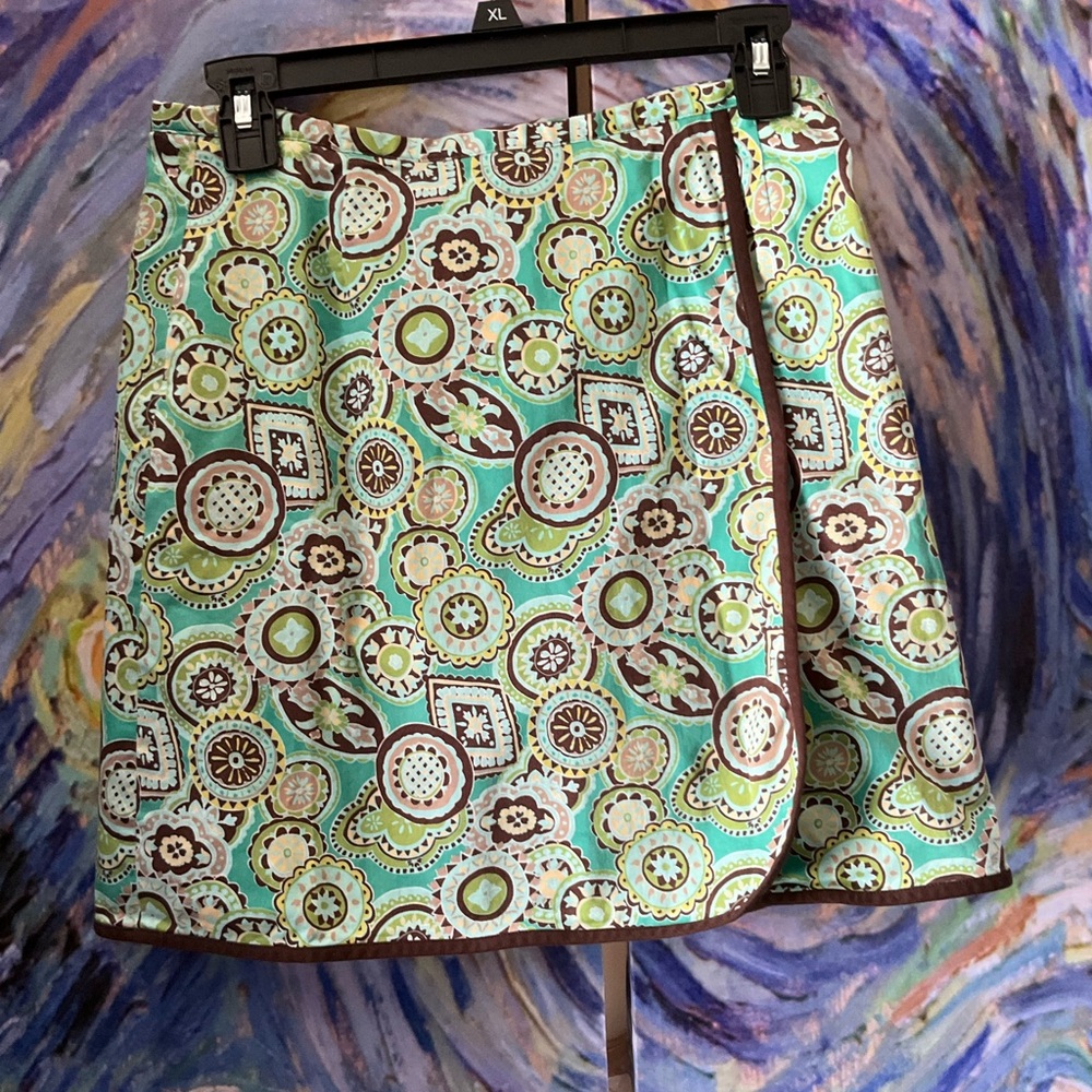 Harold’s 4 green,blue, and brown skort